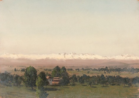 Lockwood de Forest (1850-1932), Himalayan Valley, Kashmir