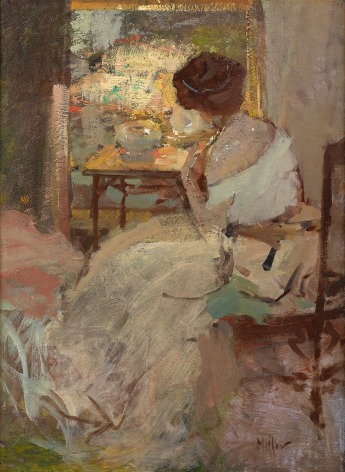 woman in an interior