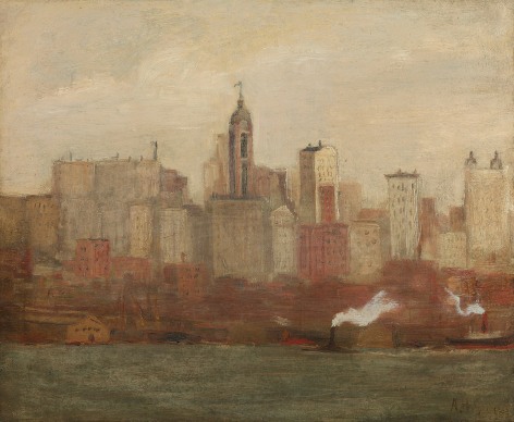 Aaron H. Gorson (1872-1933), New York City Skyline, 1909