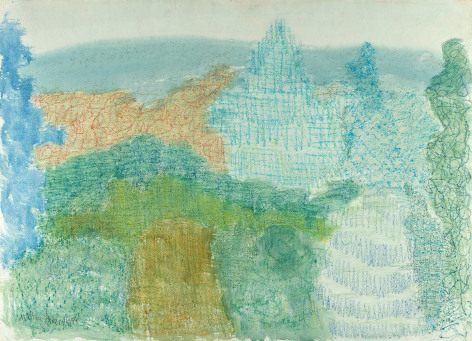 Milton Avery (1885-1965), Trees and Mountains, 1954