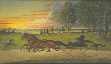Henry H. Cross (1837-1918), On the Track, 1884