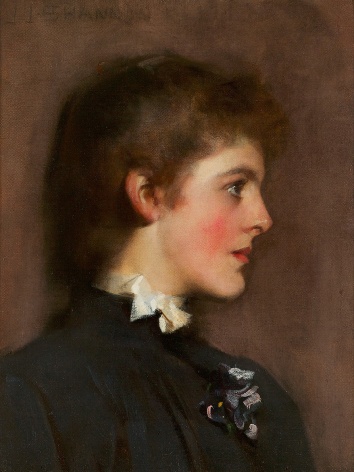 James Jebusa Shannon (1862-1923), Portrait of a Young Woman, circa 1889