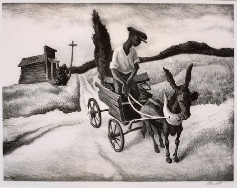 Thomas Hart Benton (1889 &ndash; 1975), Lonesome Road, 1938