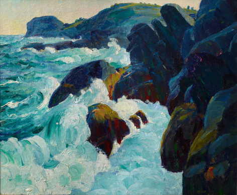 Abraham Leon Kroll (1884-1974), Gull Rock, 1913