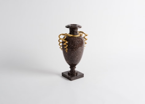 Urn with Flared Rim on a Square Base