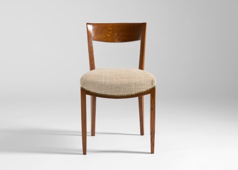 jules leleu set of six chairs