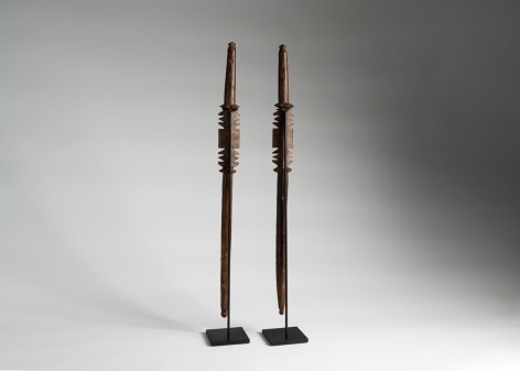 Set of Two Ceremonial Staves