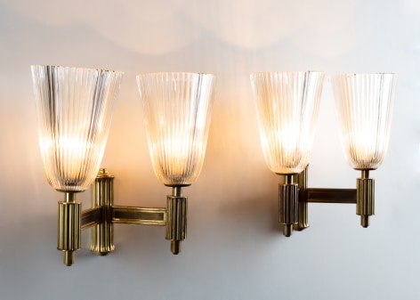 Pair of Two-Arm Sconces