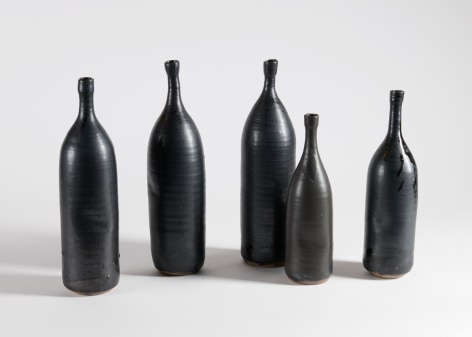 Eric Astoul bottle sculptures