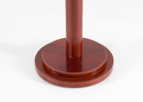 red leather floor