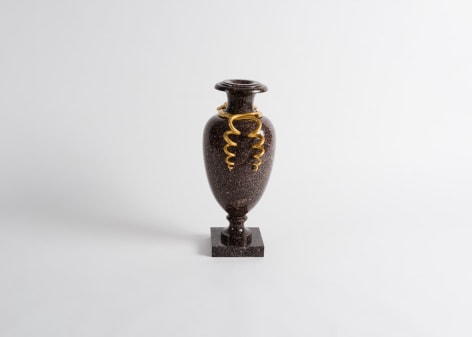 Urn with Flared Rim on a Square Base