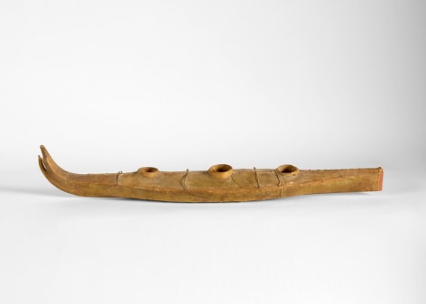 Inuit canoe model