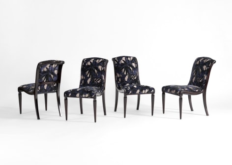 Set of four side chairs