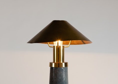 Karl Springer Shagreen Table lamp