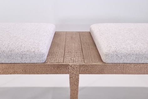 empreinte le mounier bronze bench