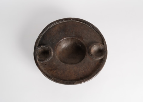 Footed Circular Bowl with a Large Platform Lip