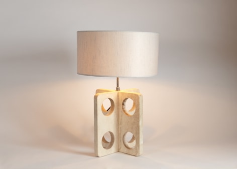 Pair of X-Shaped Table Lamps
