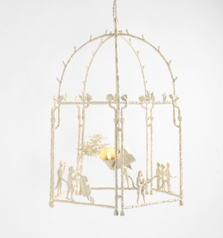 monkeys muscians cane chandelier