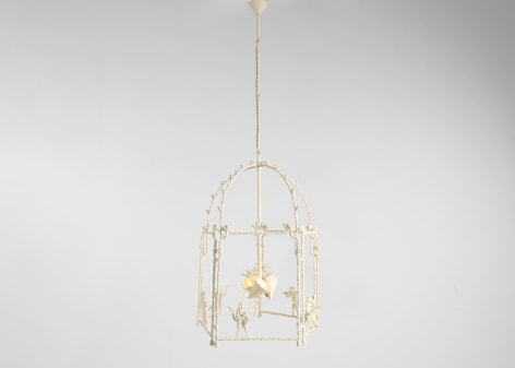 monkeys muscians cane chandelier