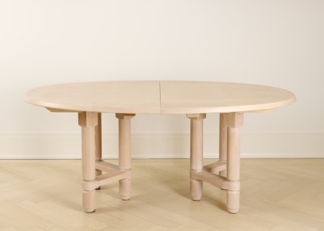 Guillerme et chambron extendable dining room table