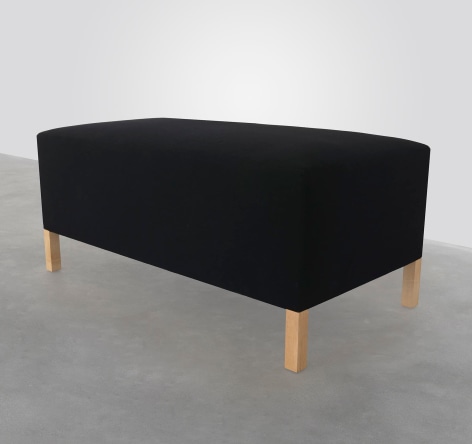 Untitled, 1986, Upholstery and clear oil on eastern maple
