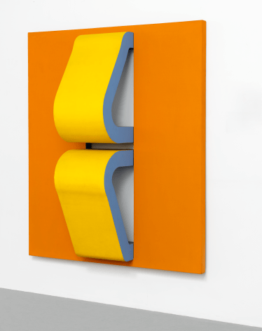 Sven Lukin, Tucson, 1966, Acrylic on canvas and wood construction