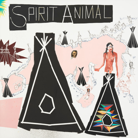 Spirit Animal, 2014, Acrylic on canvas