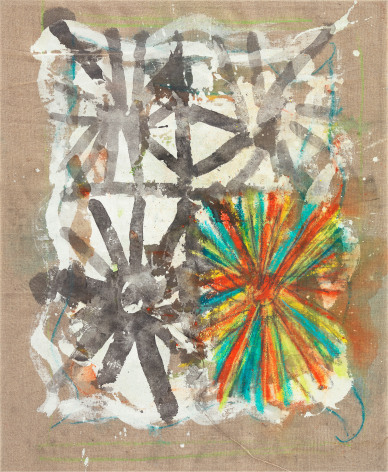Ohne Titel, 1994, Oil, pastel and acrylic on linen