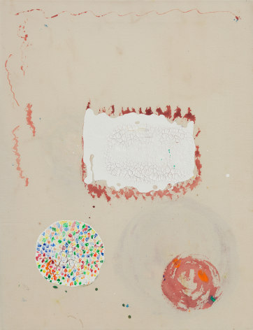 Bild, 2004, Watercolor and pastel on canvas
