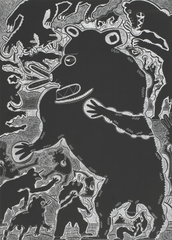 Lycanthropie Drawing, 1969, Ink on paper