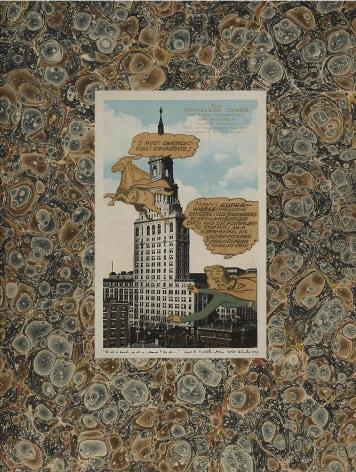 Souvenir for Judith, 1973, Paper collage