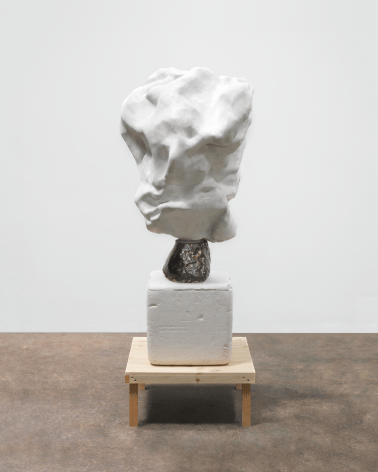 Damned, 2013, Plaster, ceramic, and wood