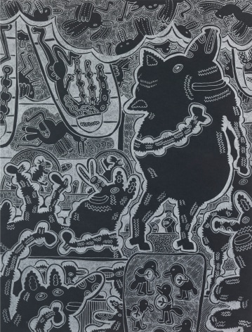 Gladys Nilsson, Little Lycanthropee Drawing, 1969