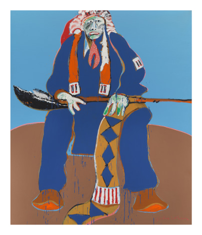 Sitting Indian,&nbsp;1972 Acrylic on canvas