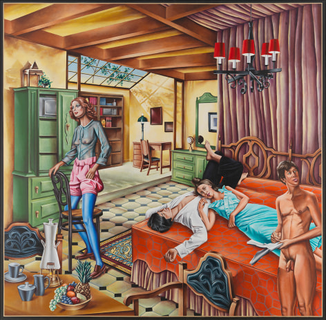 Mark Greenwold, Spanish Mediterranean Bedroom, 1971