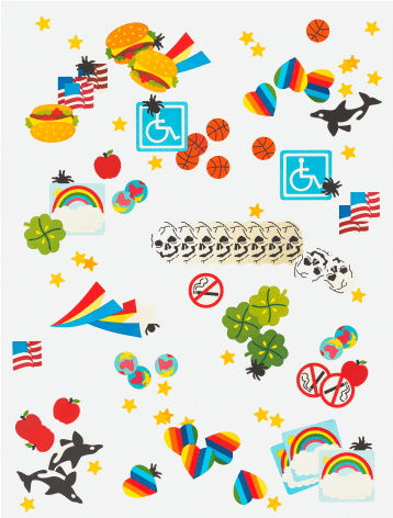 Matthew Palladino Sticker Book #3, 2014