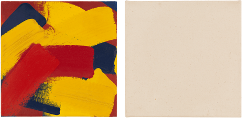 Carmengloria Morales, Untitled (Diptych NY 81-4-10), 1981-1982