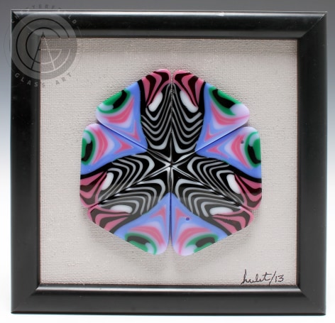Untitled (Pink, Blue, Black, White)