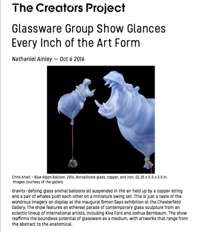 Glassware Group Show Glances Every Inch of the Art Form