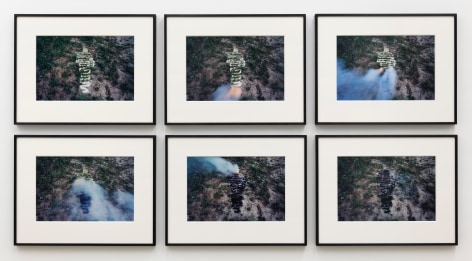 Ana Mendieta Untitled: Silueta Series, 1979 / 2020 Suite of six color photographs Each: 16 x 20 inches (40.6 x 50.8 cm) Framed, each: 22.5 x 28.6 x 1.4 inches (57 x 72.8 x 3.5 cm) Edition of 12 with 3 AP (GP2622)