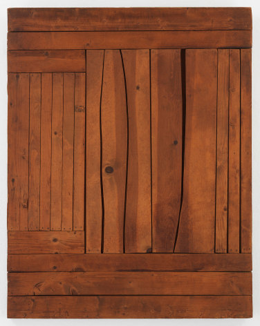 Mildred Thompson Zylo-Probe, c. 1975 Found wood 46.6 x 36.8 x 1.2 inches (118.5 x 93.5 x 3 cm) (GL13137)