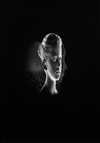 Jaume Plensa Aura I, 2020 Digital print 39.4 x 27.5 inches (100 x 70 cm) Framed: 43.5 x 31.5 x 2 inches (110.5 x 80 x 5.1 cm) Edition of 30 (GP2718)