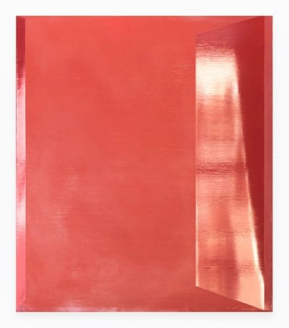 Kate Shepherd Kind of Red, 2019 Enamel on panel 50 x 43.5 inches (127 x 110.5 cm)