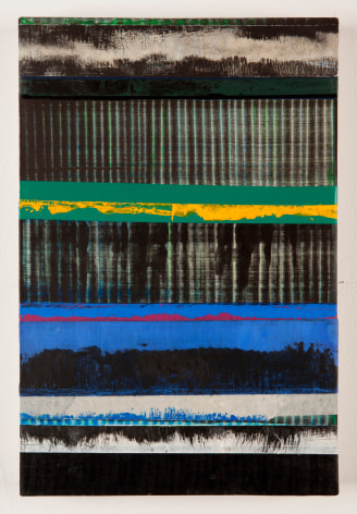 Juan Usl&eacute; Los azules perdidos, 2019 Vinyl dispersion and dry pigment on canvas 18.1 x 12.2 inches (46 x 31 cm) (GL14211)