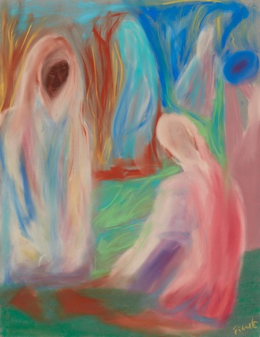 Untitled, c. 1990s Signed recto Pastel on paper 25 &frac12; x 19 &frac12; in (64.8 x 49.5 cm) Framed: 31 &frac14; x 25 &frac14; x 2 in (79.4 x 64.1 x 5.1 cm) (GL14453)