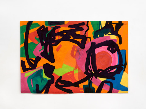 Etel Adnan Danse Nocturne, 2019 Wool tapestry 68.9 x 100.4 inches (175 x 255 cm) (GP2378)