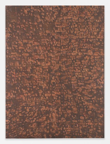 McArthur Binion DNA: Sepia: II, 2016 Signed, titled, and dated on reverse Oil paint stick, sepia ink, and paper on board 96 x 72 inches (243.8 x 182.9 cm) (GL10717)