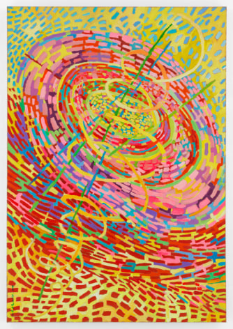 Mildred Thompson String Theory 3, 1999 Acrylic on vinyl 72 x 50 inches (182.9 x 127 cm) (GL12090)