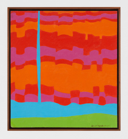 Mildred Thompson Window Painting, c. 1977. Oil on board 20 ⅜ x 18 ⅝ in (51.8 x 47.3 cm) Framed: 21 ⅝ x 19 ⅞ x 1 &frac34; in (54.9 x 50.5 x 4.4 cm) (GL12125)