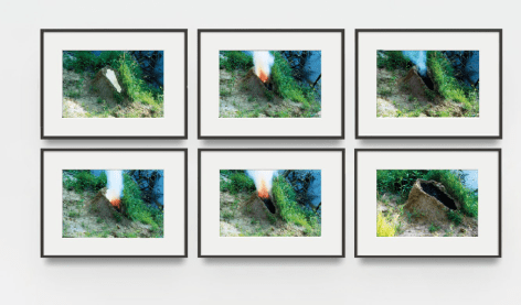 Ana Mendieta Volc&aacute;n, 1979 / 1997 Suite of six color photographs Each: 16 x 20 in (40.6 x 50.8 cm) Framed: 22 &frac14; x 28 &frac14; x 1 &frac14; in (56.5 x 71.8 x 3.2 cm)  (GP0753)